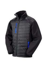RESULT - Kurtka Result Softshell Rembourrée Black Compass. Kolor: wielokolorowy, niebieski, czarny. Materiał: softshell #1