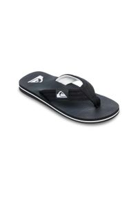 Quiksilver - Sandały chłopięce MOLOKAI LAYBACK. Kolor: czarny. Materiał: bawełna. Sezon: lato
