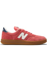 Buty unisex New Balance CT500AB – czerwone. Kolor: czerwony. Materiał: nubuk, materiał, zamsz, guma. Szerokość cholewki: normalna. Sport: tenis