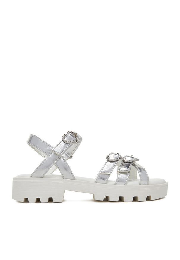 Sandały Juicy Couture. Kolor: srebrny