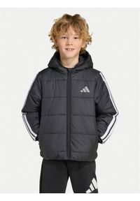 Adidas - adidas Kurtka zimowa Essentials 3-Stripes JW2443 Czarny Regular Fit. Kolor: czarny. Materiał: syntetyk. Sezon: zima #1