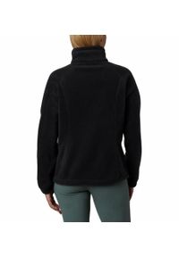 columbia - Polar Rozpinany Damski Columbia Benton Springs Full Zip. Kolor: czarny. Materiał: polar. Sport: turystyka piesza