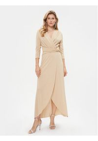 Rinascimento Sukienka wieczorowa CFC0115615003 Złoty Regular Fit. Kolor: złoty. Materiał: wiskoza. Styl: wizytowy #4