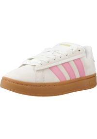 Adidas - Buty ADIDAS GRAND COURT ALPHA 0 Biały. Kolor: biały. Styl: sportowy, elegancki