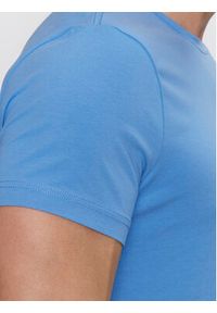 TOMMY HILFIGER - Tommy Hilfiger T-Shirt MW0MW10800 Niebieski Slim Fit. Kolor: niebieski. Materiał: bawełna #3