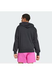 Adidas - adidas Bluza Essentials 3-Stripes JD1877 Czarny Regular Fit. Kolor: czarny. Materiał: bawełna #5