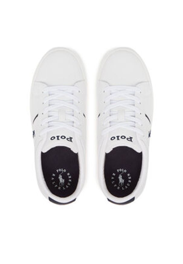 Polo Ralph Lauren Sneakersy Frazier RL01267100 Biały. Kolor: biały. Materiał: skóra