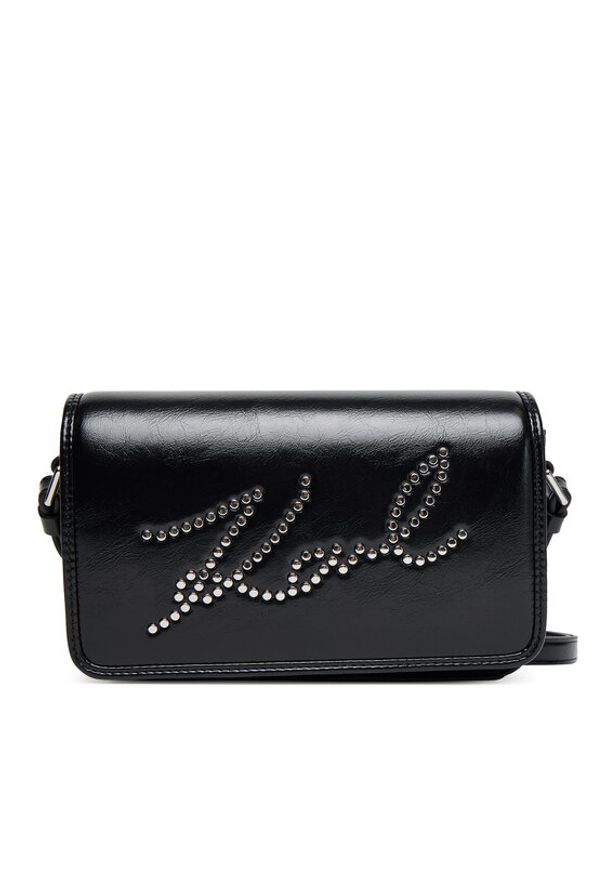 Karl Lagerfeld - KARL LAGERFELD Torebka A3W30304 Czarny. Kolor: czarny. Materiał: skórzane
