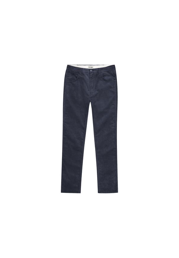 Wrangler - WRANGLER MĘSKIE SPODNIE SZTRUKSOWE GREENSBORO DARK NAVY 112358044 W15Q008616