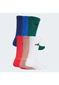 Adidas - Skarpety Cushioned Crew 6 Pairs. Kolor: wielokolorowy, różowy, niebieski