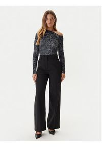 Guess Bluzka W5BP08 K1492 Szary Slim Fit. Kolor: szary. Materiał: syntetyk