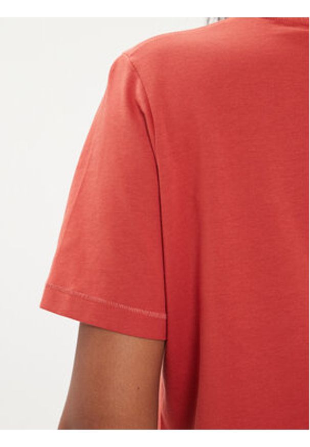 TOMMY HILFIGER - Tommy Hilfiger T-Shirt Modern WW0WW39848 Czerwony Regular Fit. Kolor: czerwony. Materiał: bawełna