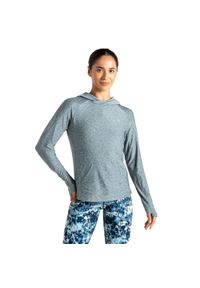 DARE 2B - Damska Bluza Z Kapturem Sprint Cty. Typ kołnierza: kaptur. Kolor: zielony. Sport: bieganie