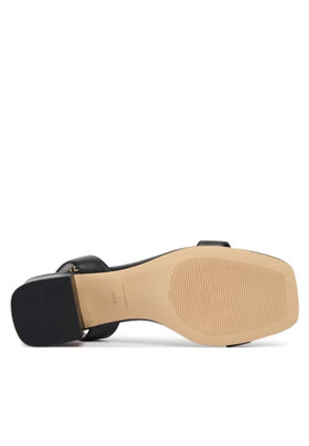 MICHAEL Michael Kors Sandały Merriam 40F5MMMS1L Czarny. Kolor: czarny. Materiał: skóra