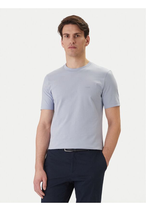 BOSS T-Shirt Thompson 01 50468347 Fioletowy Regular Fit. Kolor: fioletowy. Materiał: bawełna