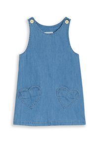 bonprix - Sukienka jeansowa Tom Tailor z czystej bawełny. Okazja: na co dzień. Kolor: niebieski. Materiał: jeans, bawełna. Styl: casual #1