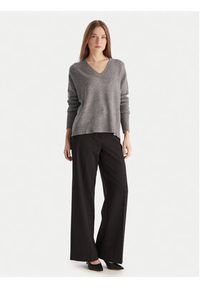 Kontatto Sweter 3M0842C Szary Relaxed Fit. Kolor: szary. Materiał: syntetyk #5