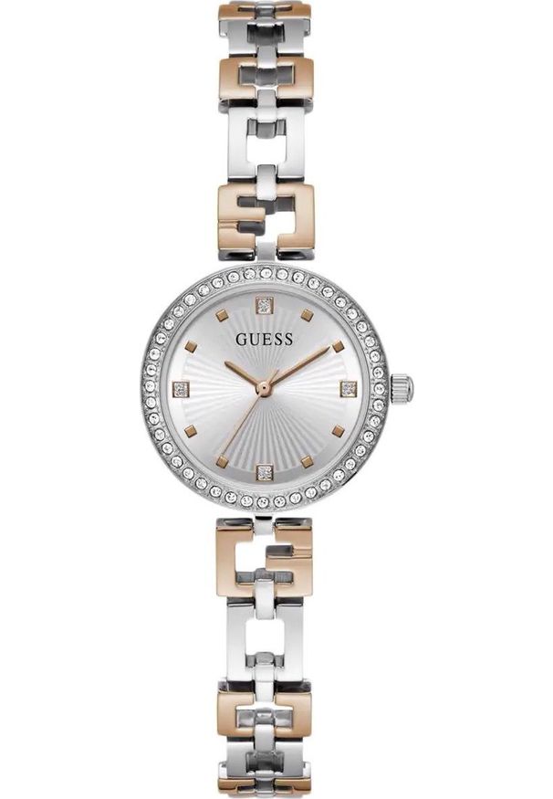 Zegarek Guess Zegarek damski Guess GW0656L2 CYRKONIE srebrny. Kolor: srebrny