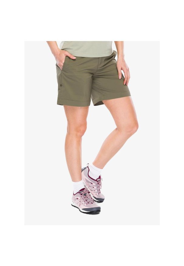 columbia - Spodenki turystyczne damskie Columbia Silver Ridge Utility Short. Kolor: zielony