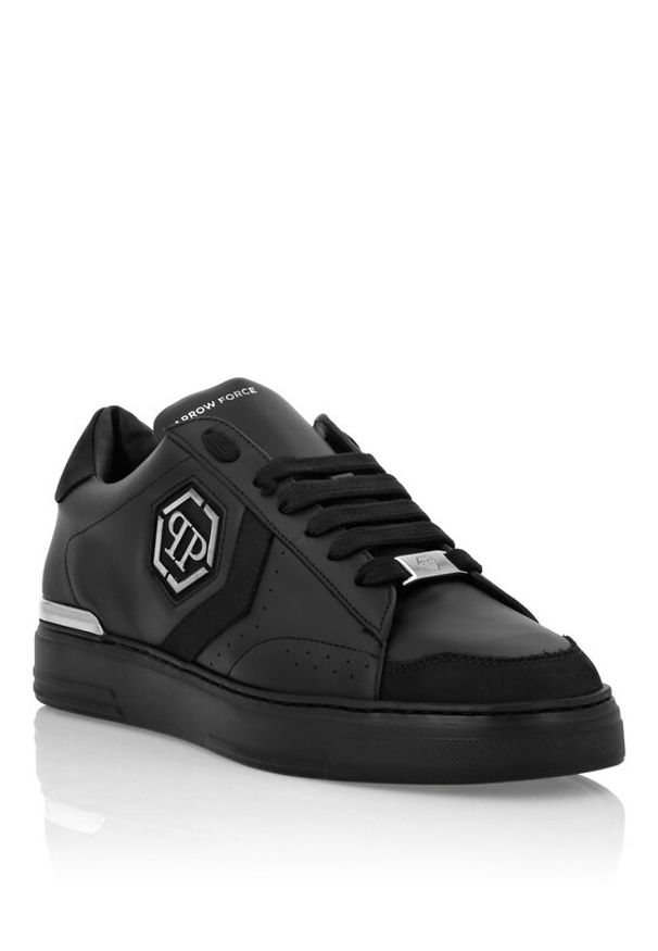 Philipp Plein - PHILIPP PLEIN Sneakersy Arrow Force FAES USC0818 PLE075N Czarny. Kolor: czarny. Materiał: skóra