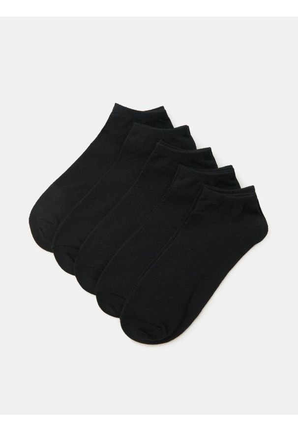 Sinsay - Skarpetki stopki 5pack - czarny. Kolor: czarny