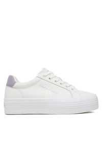 Calvin Klein Sneakersy Vulc Flatform YW0YW01223 Biały. Kolor: biały #3