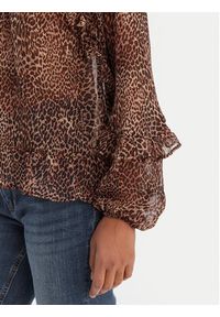 Morgan Bluzka 261-OWAY.F Brązowy Relaxed Fit. Kolor: brązowy. Materiał: syntetyk #4
