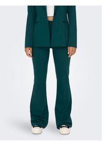 only - ONLY Spodnie materiałowe Peach 15298660 Zielony Flared Fit. Kolor: zielony. Materiał: syntetyk