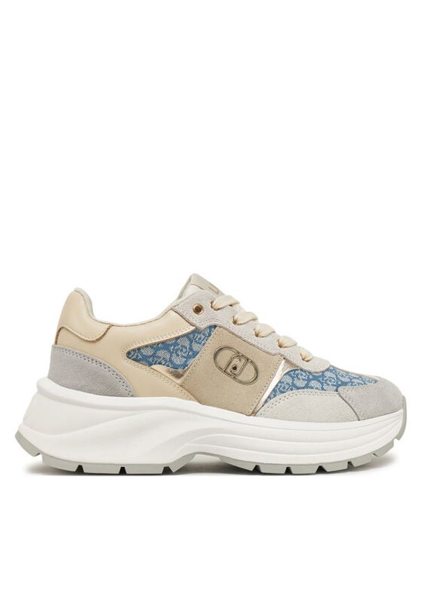 Liu Jo Sneakersy Eva 02 BA5065 PX617 Szary. Kolor: szary. Materiał: zamsz, skóra
