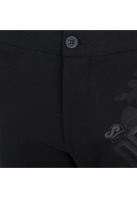 Bikkembergs Spodnie | A113SGMEB071 | Mężczyzna | Czarny. Kolor: czarny. Materiał: bawełna, elastan. Wzór: nadruk #3