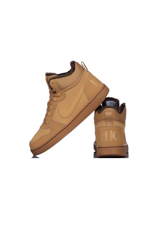Buty Damskie Nike Court Borough Mid Winter. Kolor: brązowy. Sezon: zima. Model: Nike Court