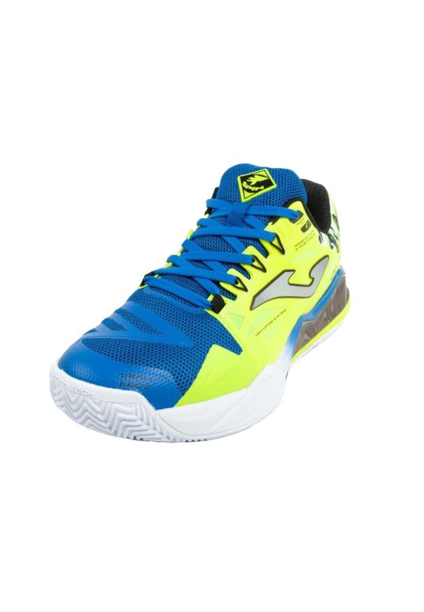 Joma - Męskie Buty Spin Padel. Kolor: niebieski, wielokolorowy, żółty. Sport: turystyka piesza