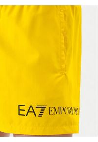 EA7 Emporio Armani Szorty kąpielowe 7M002000 AF13049 M2047 Żółty Regular Fit. Kolor: żółty. Materiał: syntetyk #4