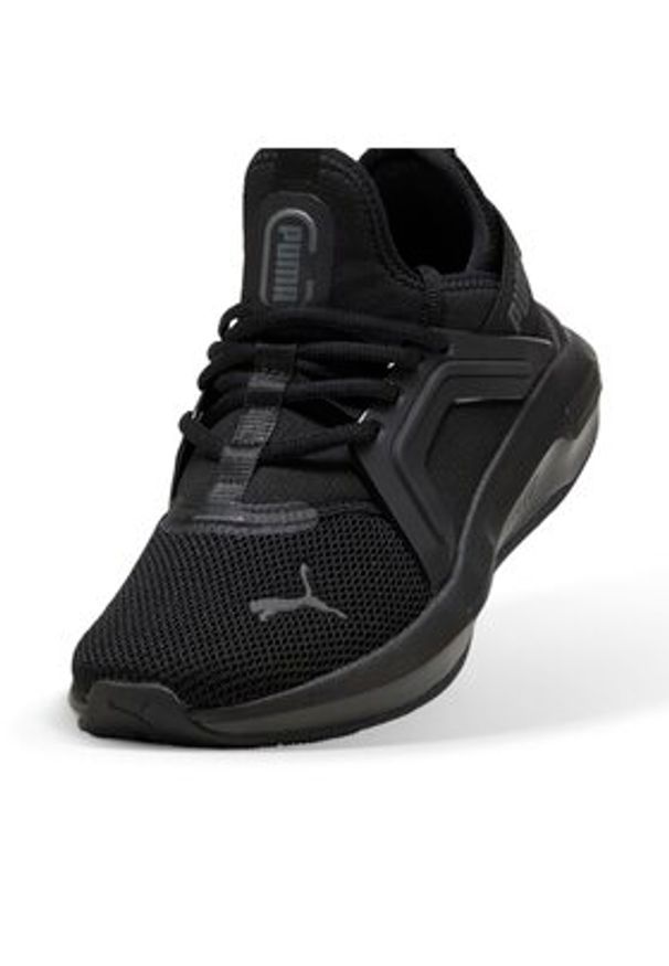 Puma Sneakersy Softride Enzo 5 Jr 401510 01 Czarny. Kolor: czarny. Materiał: materiał