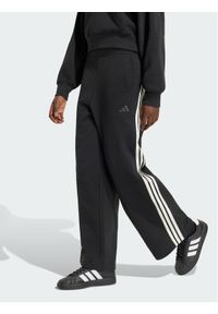 Adidas - adidas Spodnie materiałowe 164808 Czarny Loose Fit. Kolor: czarny. Materiał: materiał #1