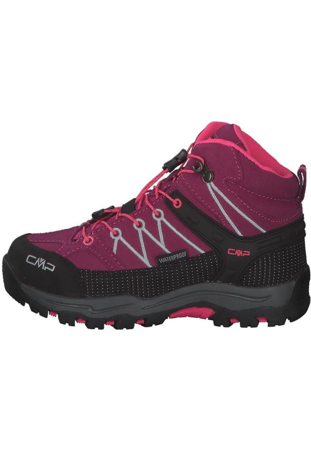 Buty trekkingowe dziecięce CMP Rigel Mid Wp. Kolor: różowy. Sport: turystyka piesza