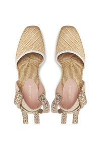 Coccinelle Espadryle E4 SRK 32 01 01 Beżowy. Kolor: beżowy. Materiał: materiał #2