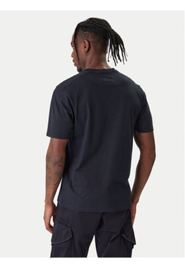 C.P. Company T-Shirt 20CMTS141A110579W Granatowy Regular Fit. Kolor: niebieski. Materiał: bawełna