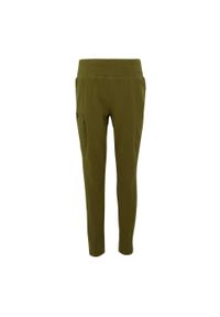 Regatta - Legginsy trekkingowe damskie Monira. Kolor: zielony. Materiał: materiał