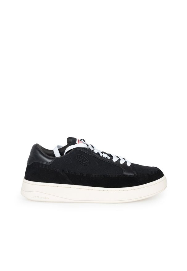 Diesel Sneakersy "S-Sinna" | Y02963PR049 | Mężczyzna | Czarny. Okazja: na co dzień. Kolor: czarny. Materiał: skóra. Wzór: aplikacja