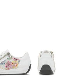 Rieker Półbuty N1112-90 Biały. Kolor: biały. Materiał: skóra, zamsz #6