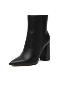 Nine West Botki CEO-HANA-01 Czarny. Kolor: czarny. Materiał: materiał