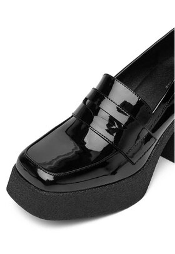 DeeZee Półbuty GT3033-21 Czarny. Kolor: czarny. Materiał: skóra