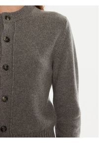 AMI PARIS - AMI Paris Kardigan FKC157005 Szary Regular Fit. Kolor: szary. Materiał: kaszmir #5