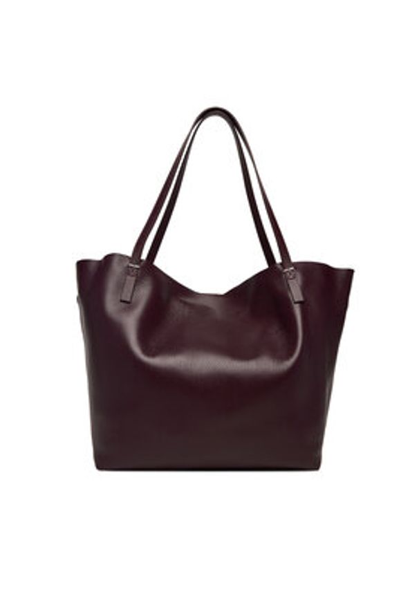 Patrizia Pepe Torebka 2B0130/L148-M536 Fioletowy. Kolor: fioletowy. Materiał: skórzane