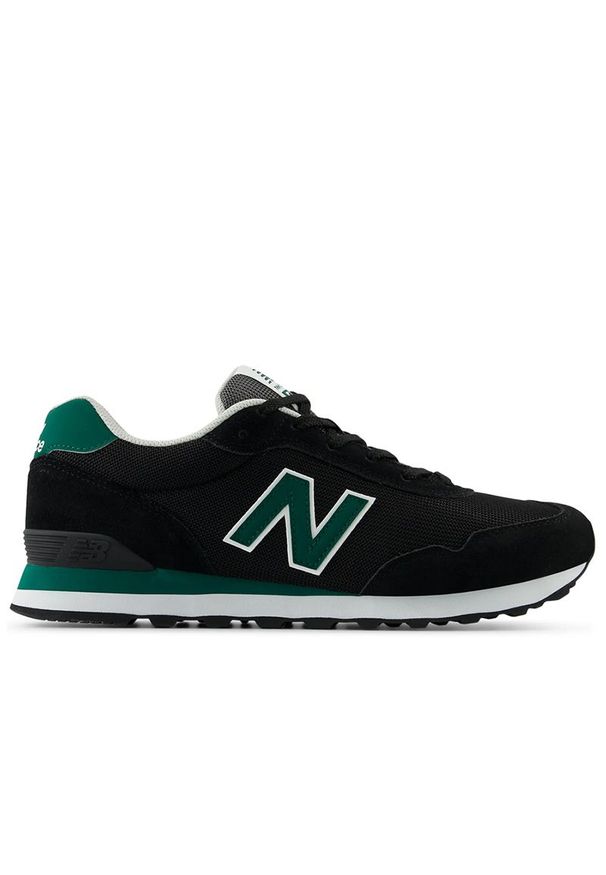 Buty New Balance ML515UGB - czarne. Okazja: na co dzień. Kolor: czarny. Materiał: zamsz, materiał, skóra, syntetyk. Szerokość cholewki: normalna