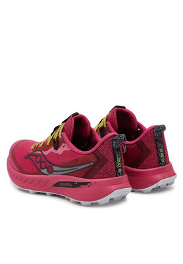 Saucony Buty do biegania Peregrine 15 S10990 Różowy. Kolor: różowy. Materiał: materiał