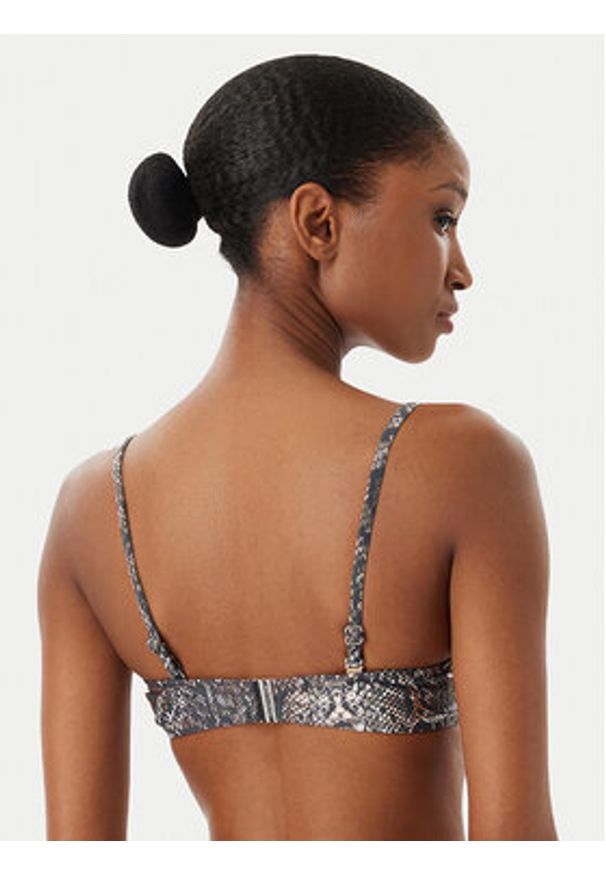 SELMARK - Selmark Góra od bikini BO516 Szary ciemny. Kolor: szary. Materiał: syntetyk