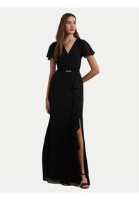 Lauren Ralph Lauren - LAUREN RALPH LAUREN Sukienka wieczorowa 253909447001 Czarny Regular Fit. Kolor: czarny. Materiał: syntetyk. Styl: wizytowy