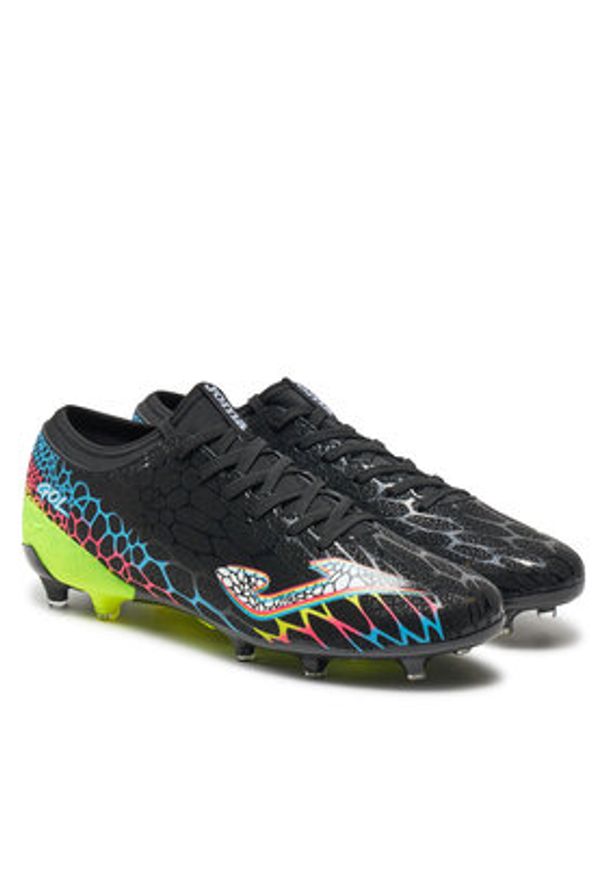Joma Buty do piłki nożnej Gol Firm Ground GOLW2401FG Czarny. Kolor: czarny. Materiał: skóra